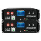 Two black Cubix 100 Pro 48V(51.2V) 100Ah LiFePO4 Server Rack Batteries with digital display on a white background