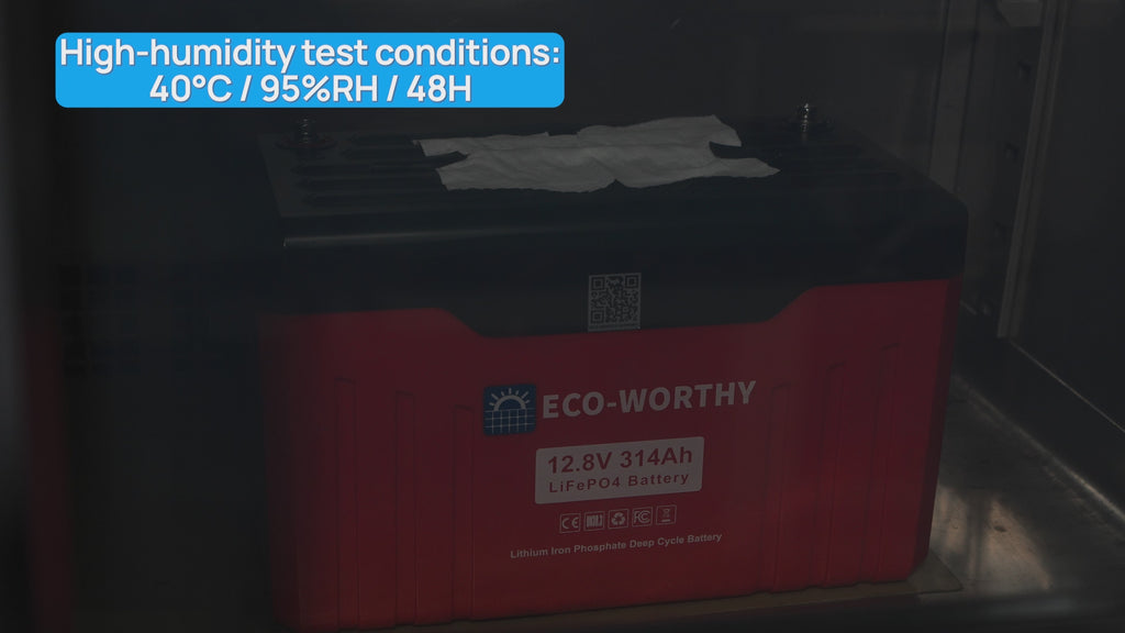 ECO-WORTHY EnergyTrek 12V 314Ah Lifepo4 Lithium Battery | Bluetooth with SOC LEDs and Low Temp Protection