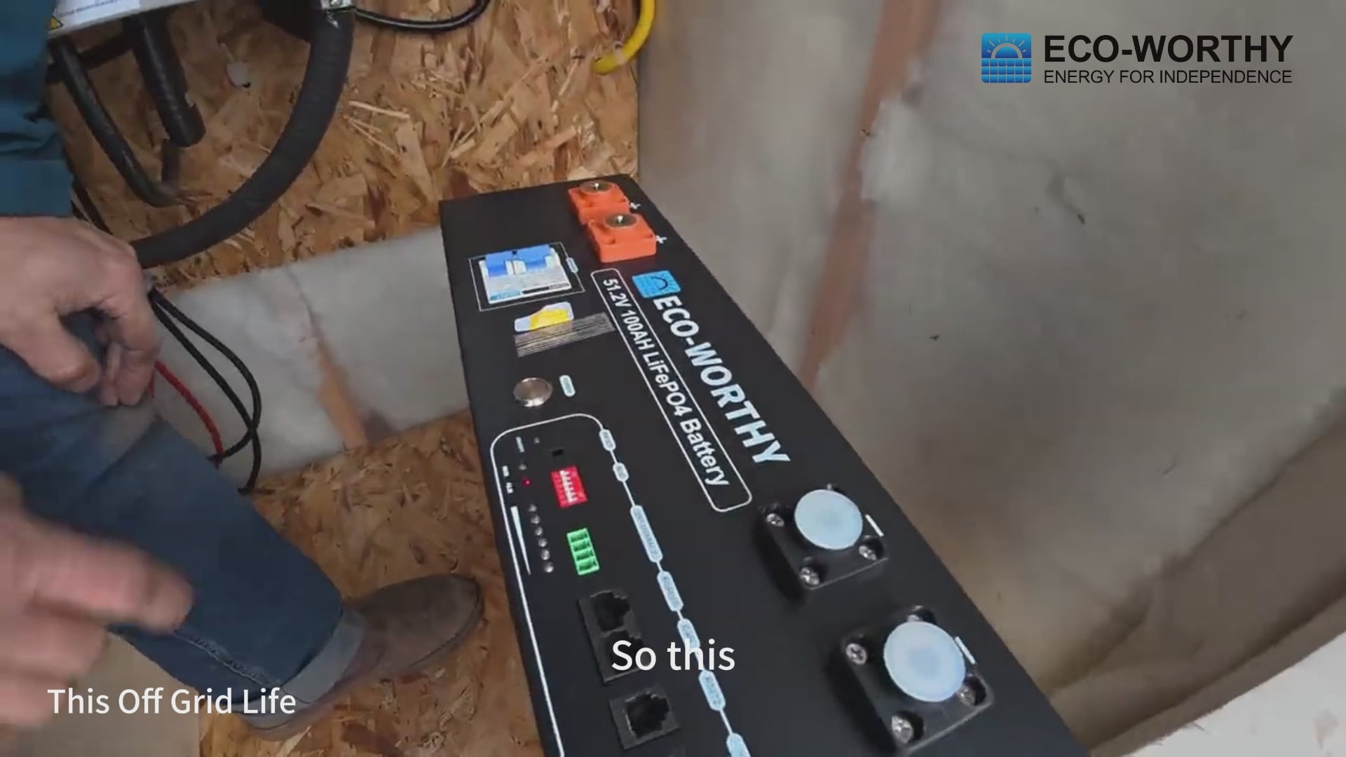 ECO-WORTHY 48V(51.2V) 100Ah LiFePO4 Server Rack Battery(V3) | 5.12kWh With Bluetooth & Wifi | UL1973 | UL9540A | CEC