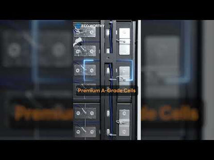 Eco-Worthy PowerMega 314 | 51.2V 314Ah (16kWh) Home Backup Battery | Active Balance | Fire Suppression