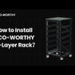 ECO-WORTHY 6-Layer Rack for 48V 100AH Server Rack Battery(19 Inch)