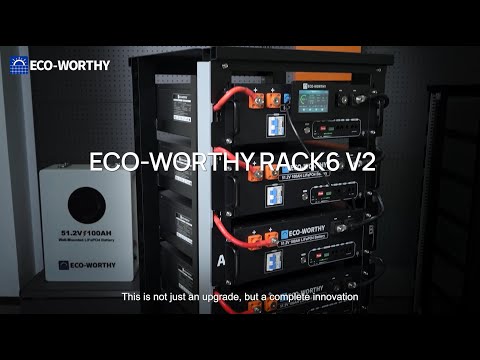 ECO-WORTHY RACK6 V2.1 I 6-Layer Battery Rack With 600A Busbar