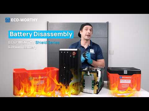 ECO-WORTHY EnergyTrek 12V 314Ah Lifepo4 Lithium Battery | Bluetooth with SOC LEDs and Low Temp Protection