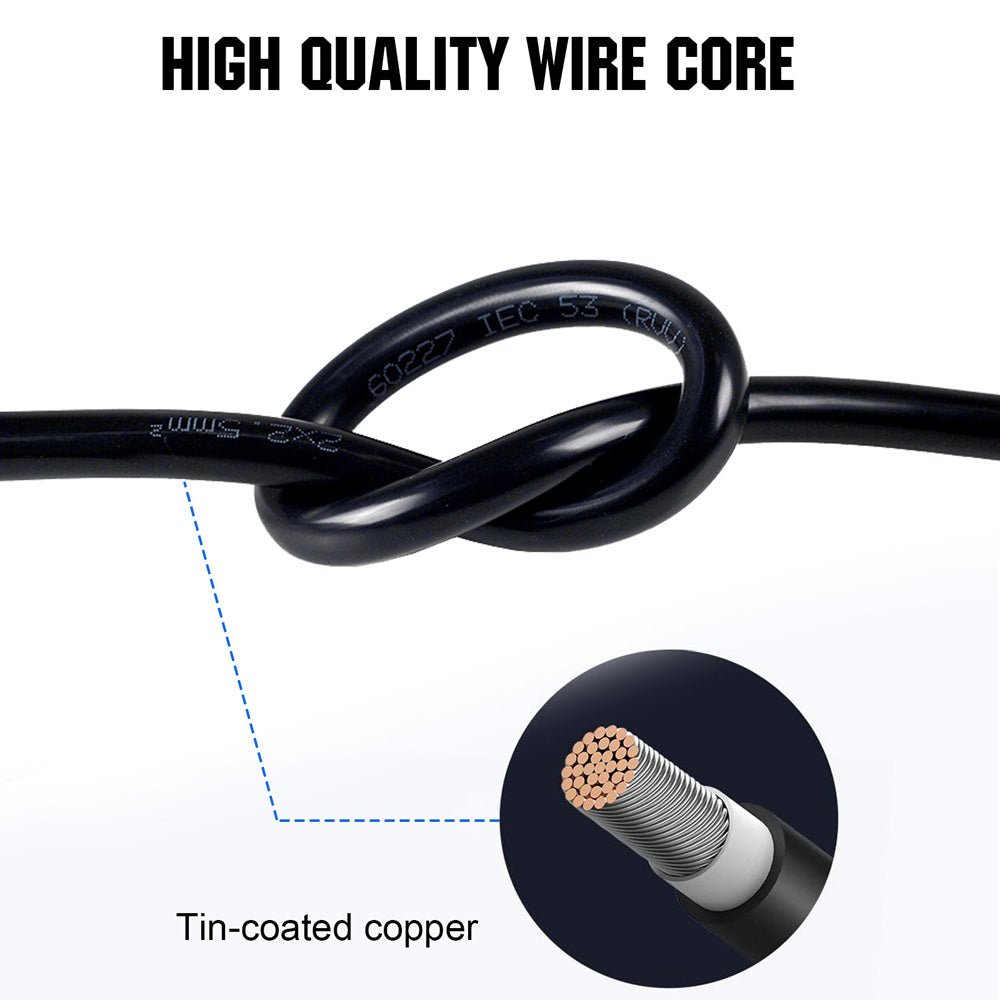 11AWG Battery to Controller Tray Cable with Battery Rings - wirings