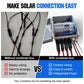 4 String PV Combiner Box with 4*10A Circuit Breakers for Solar Panel System - wirings