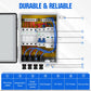 4 String PV Combiner Box with 4*10A Circuit Breakers for Solar Panel System - wirings
