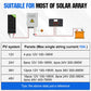 4 String PV Combiner Box with 4*10A Circuit Breakers for Solar Panel System - wirings