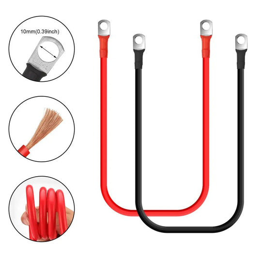 6AWG (16mm²) 13 Inch Battery Interconnect Cable - wirings