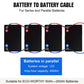 6AWG (16mm²) 13 Inch Battery Interconnect Cable - wirings