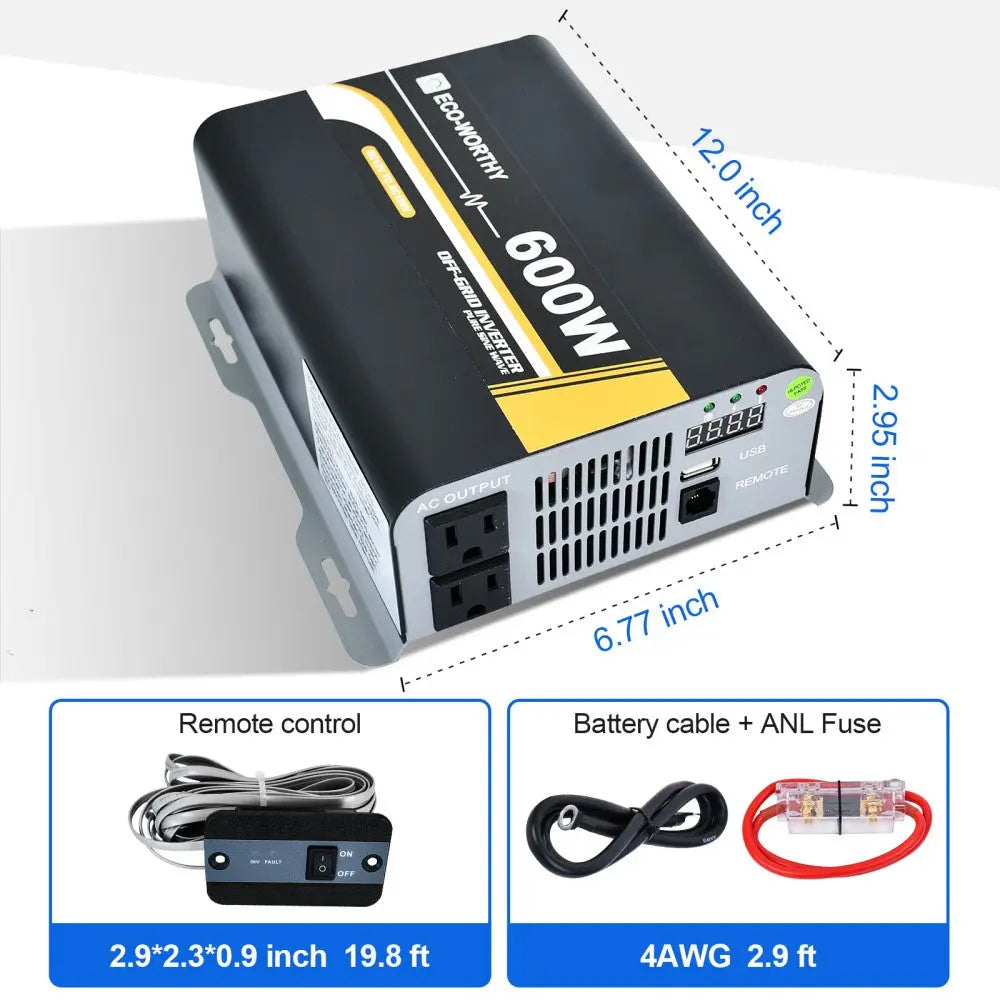 ecoworthy_12V_600W_power_inverter_pure_sine_wave_7